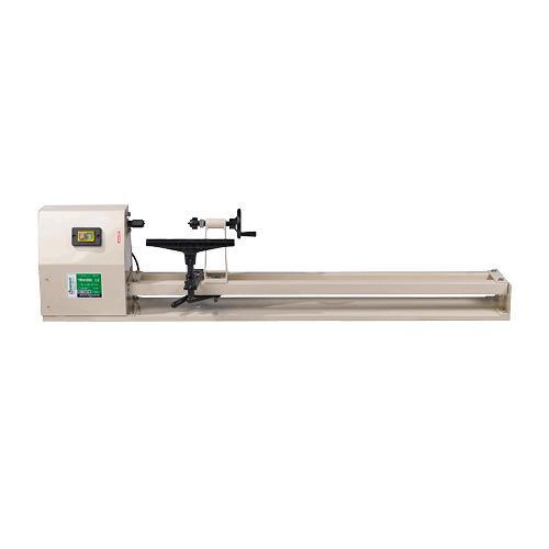 Tornio per legno Compa TRN 1000 + Set 8 sgorbie + Mandrino - immagine 2