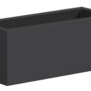 FIORIERA RETTANGOLARE IN POLIETILENE SATINATO ALTEZZA 40 CM MODELLO SV5431